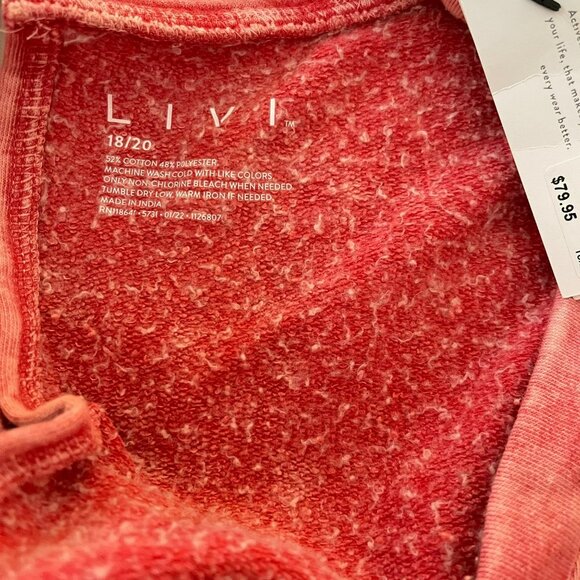 Lane Bryant Livi Red Dye Sleeveless Jumpsuit Cotton/Poly NWT - Picture 8 of 15